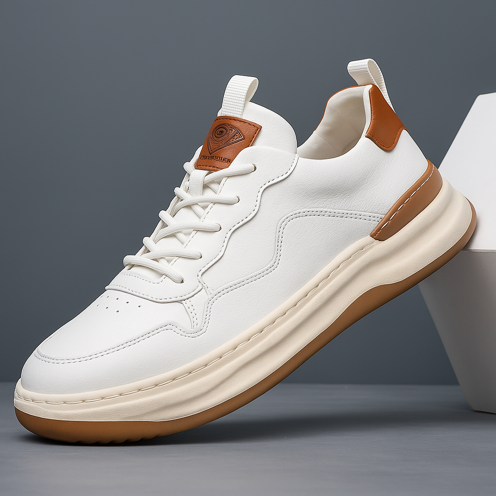 Men's Leather Trainers | Leisure