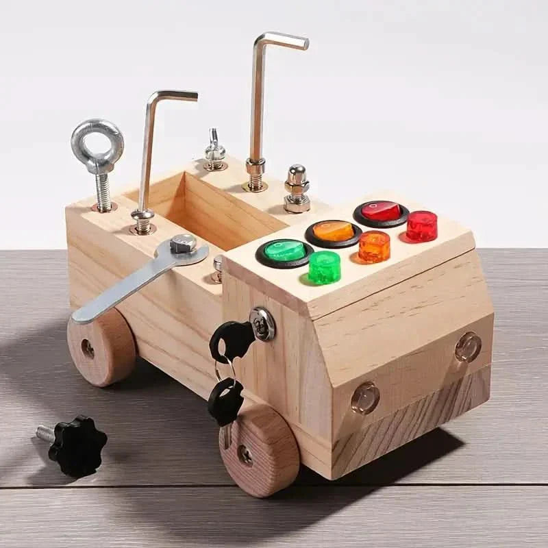 Interactive Busy Board for Enhancing Fine Motor Skills