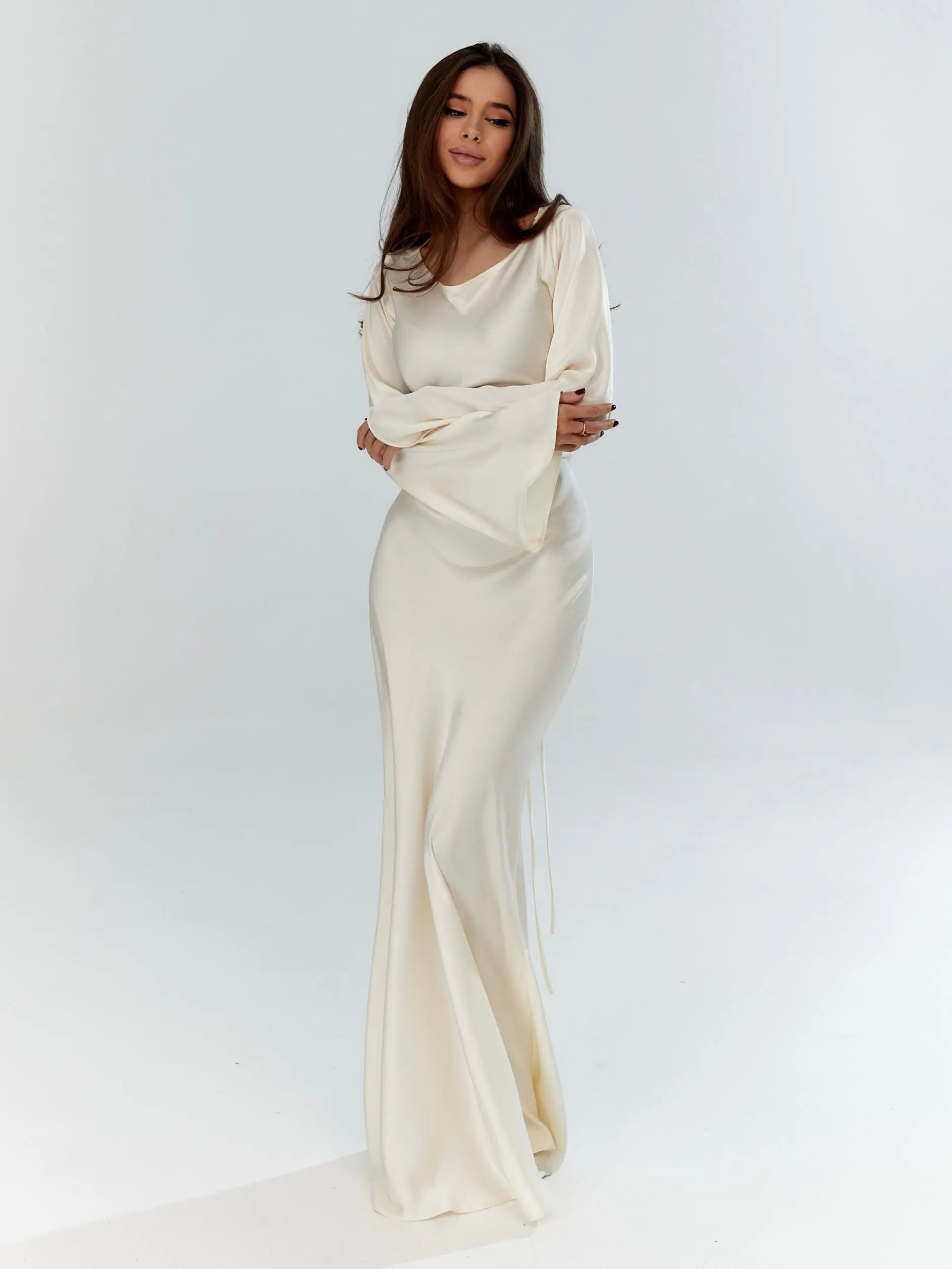 Women's Mermaid Style Wedding Guest Dress | Maxi