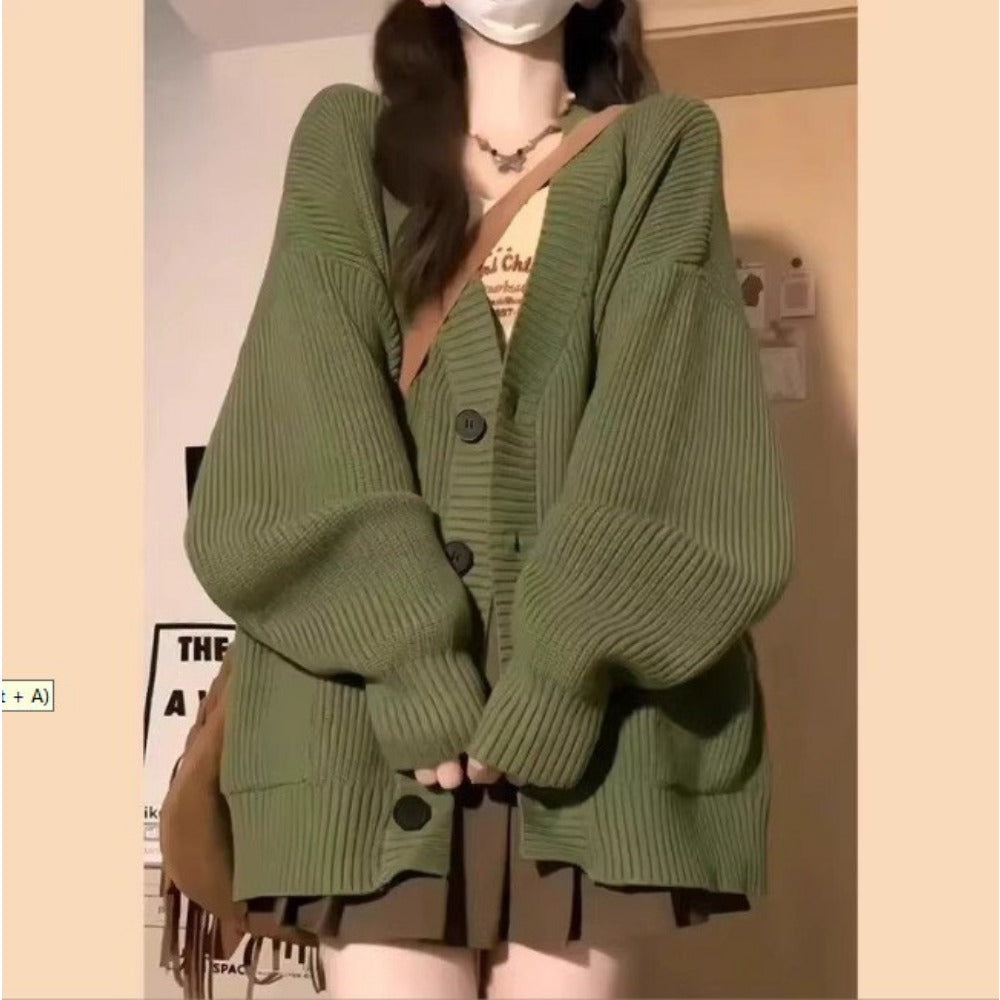 Knit Button Down Cardigan Sweater for Women - Luisa