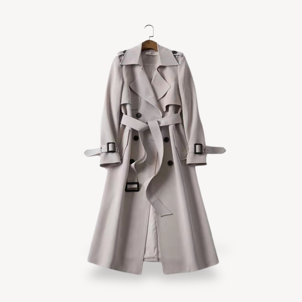 Women's Belt Trench Coat | Long
