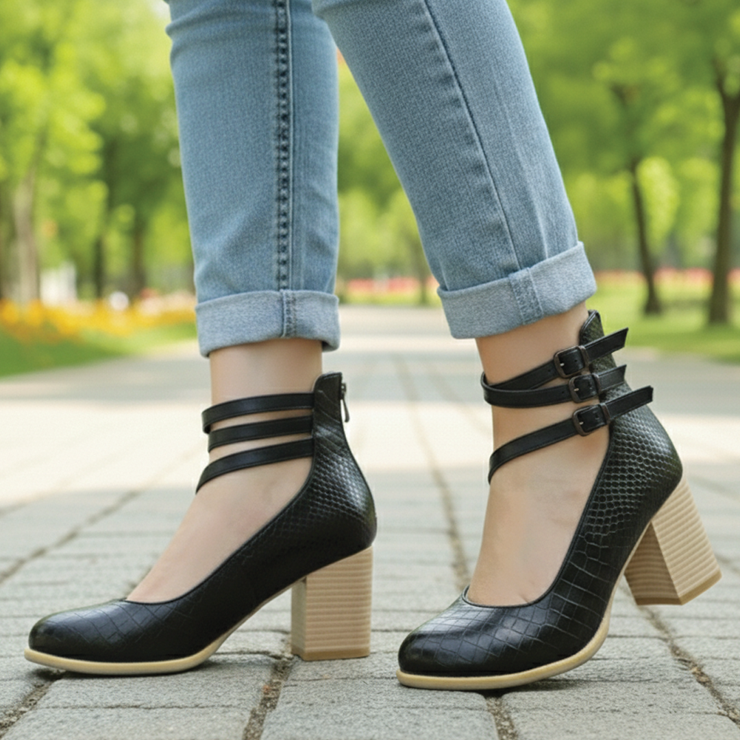 Women's Block Shoes | Straps
