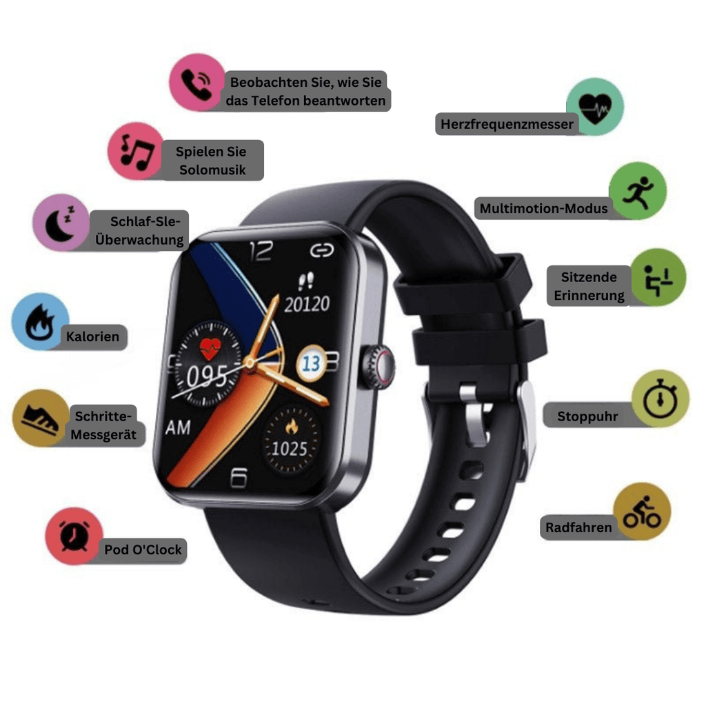 Pain-Free Blood Sugar Monitoring Watch for Health Tracking