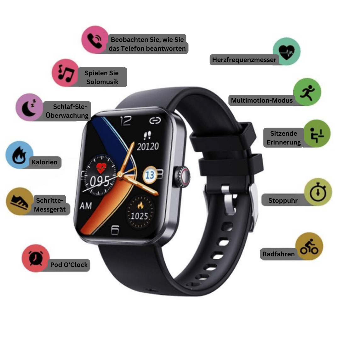 Pain-Free Blood Sugar Monitoring Watch for Health Tracking