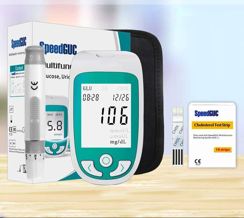 Health Monitor: Cholesterol, Glucose & Uric Acid Levels