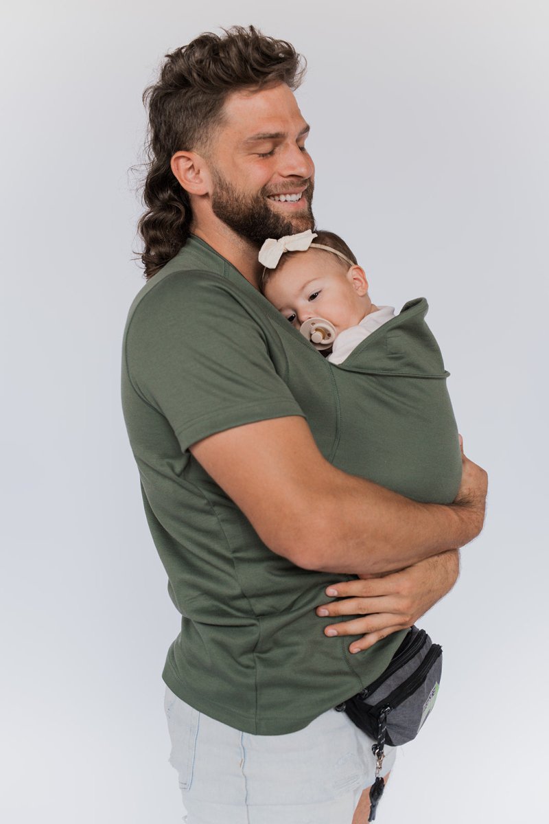 Comfortable All-Day Wear Baby Carrier Tee