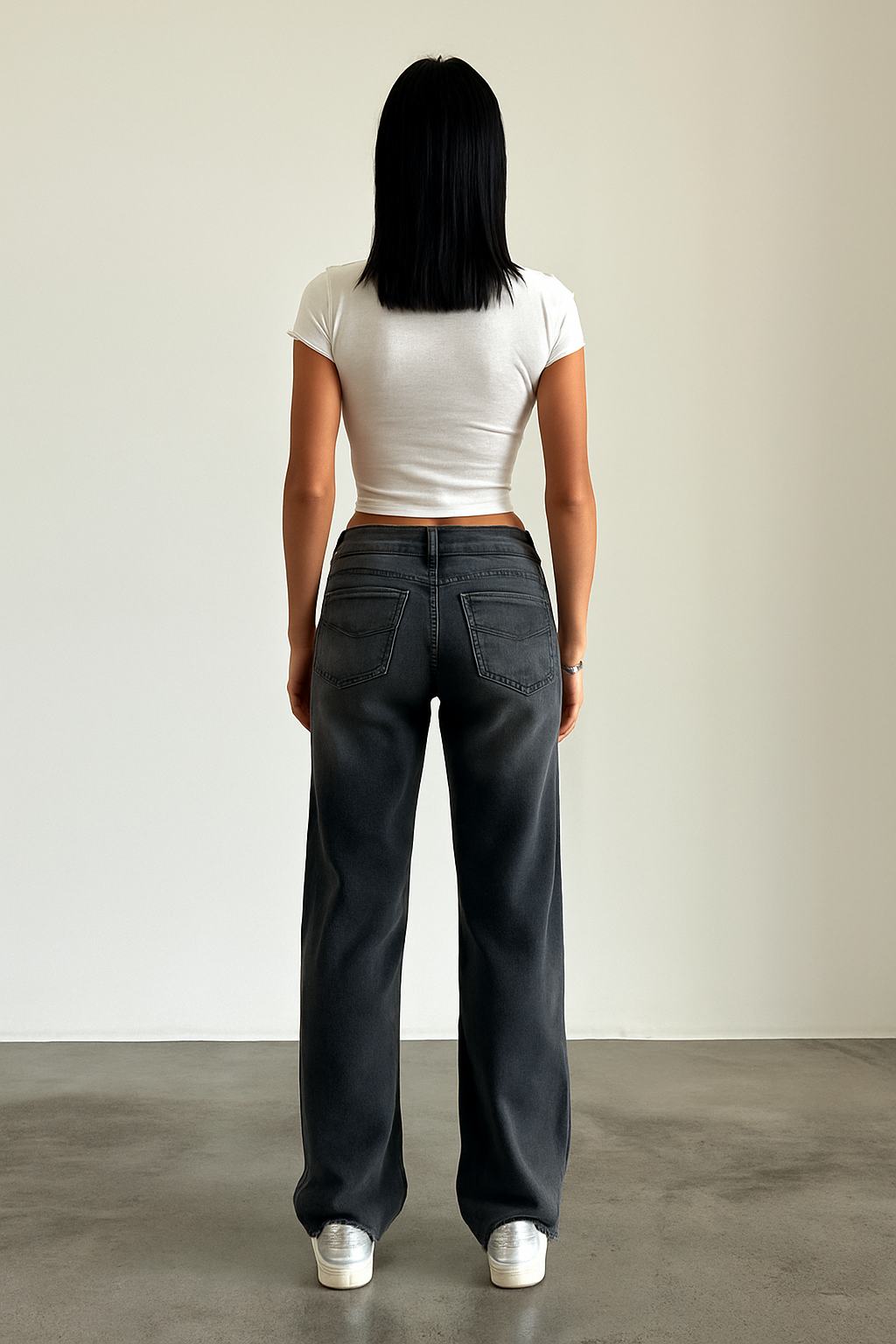 Women's Casual Low Rise Baggy Fit Jeans | Relaxed Fit
