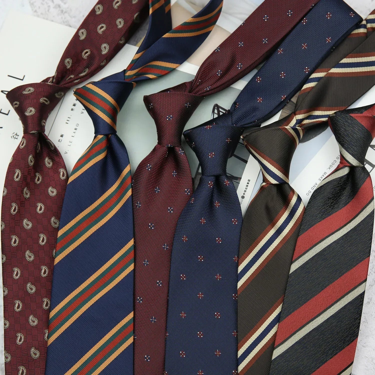 Men's Striped and Dotted Ties | Business-Formal