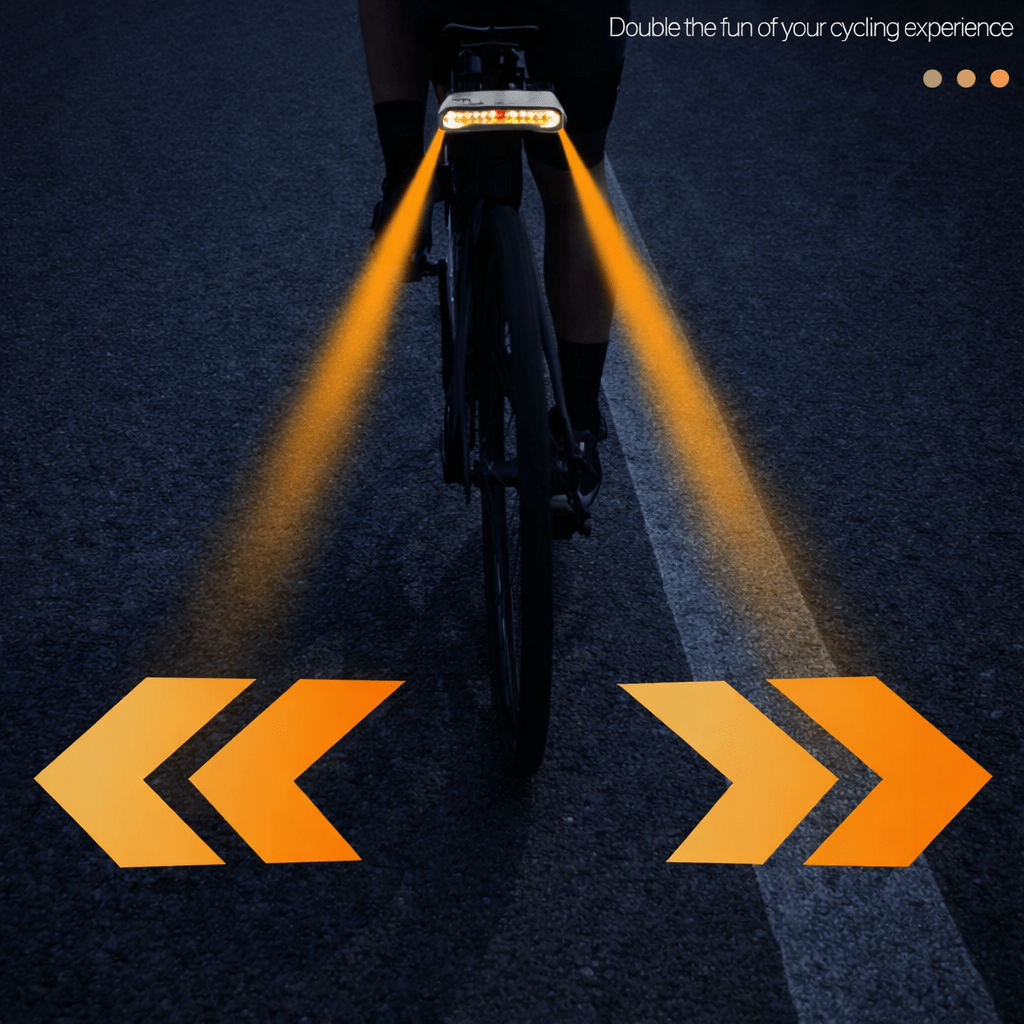 Smart Bicycle Rear Light with Alarm Function