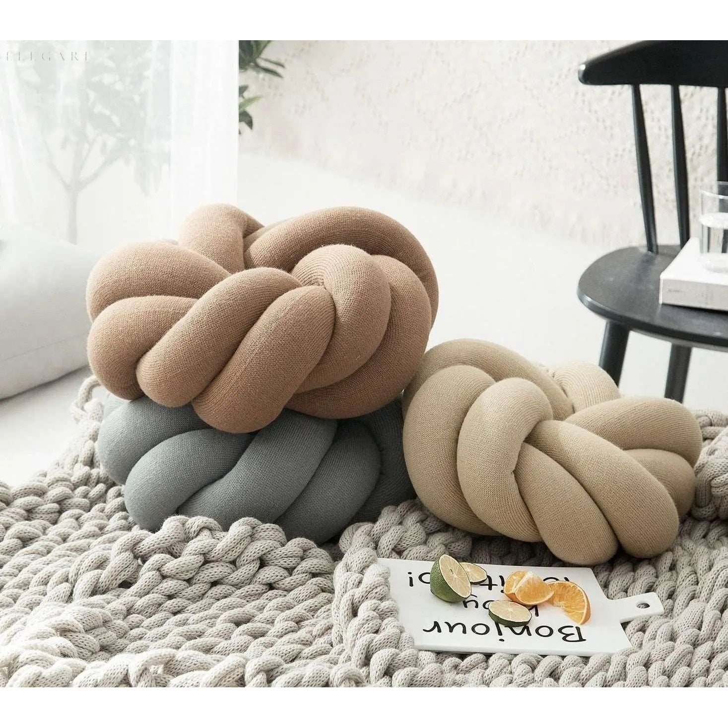 Soft Cotton Knot Pillow
