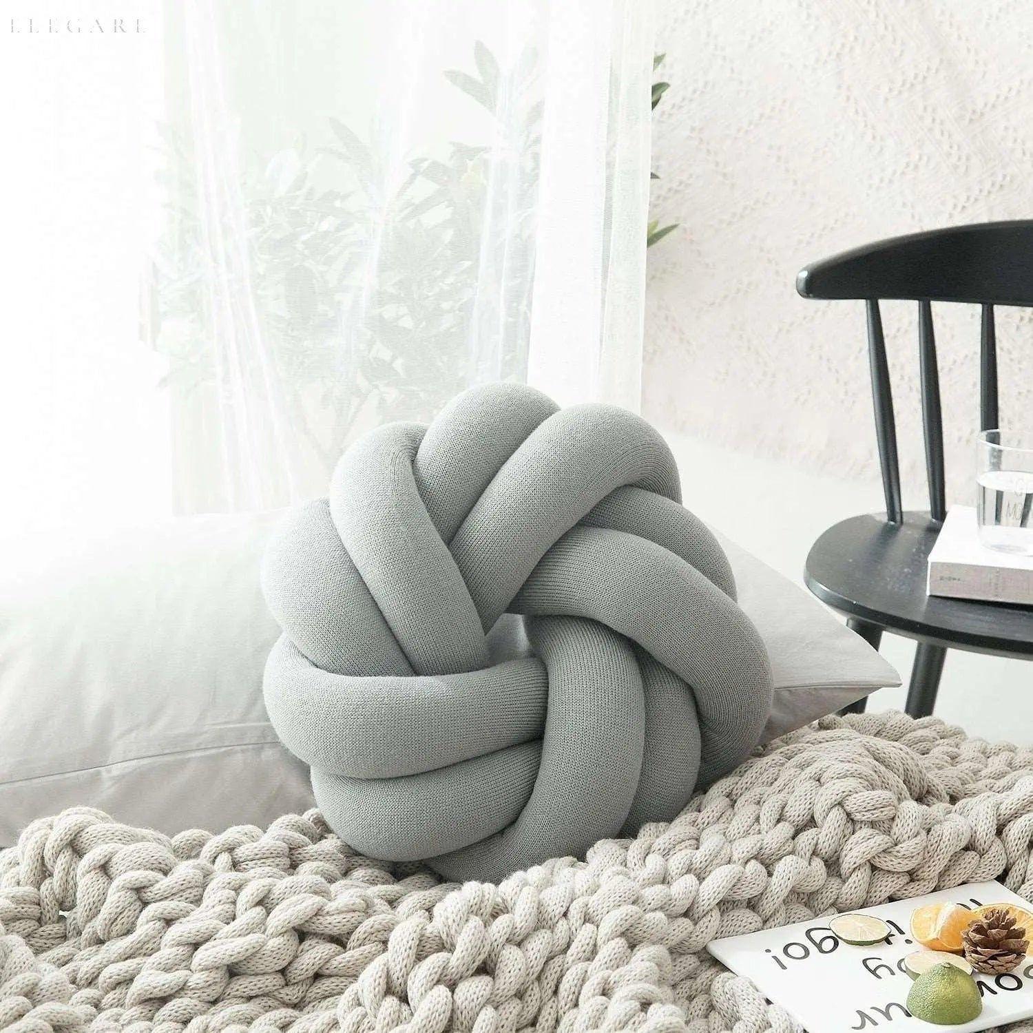 Soft Cotton Knot Pillow