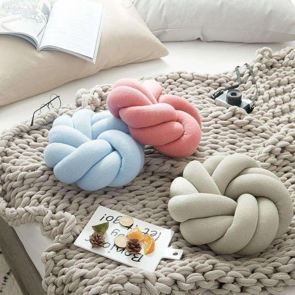Soft Cotton Knot Pillow
