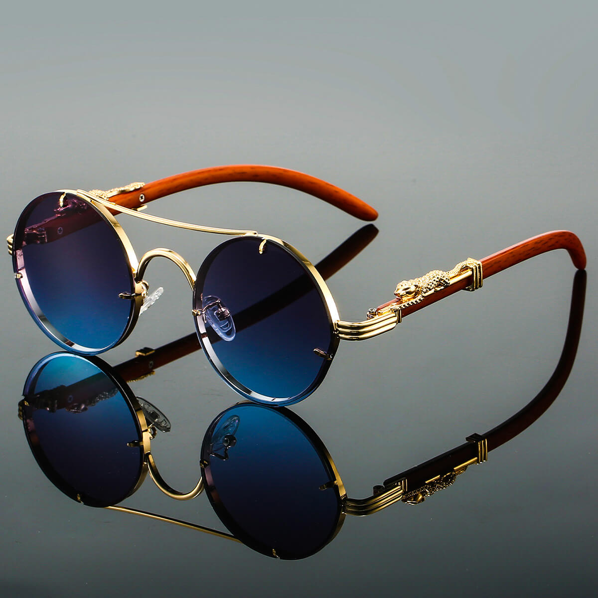 Men's Retro Round Sunglasses | Summer