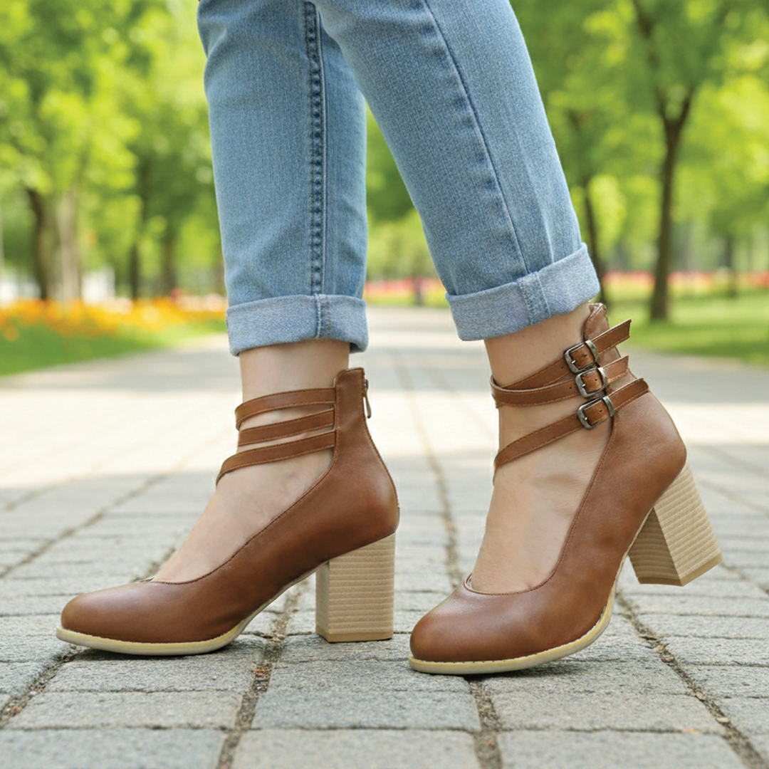 Women's Block Shoes | Straps