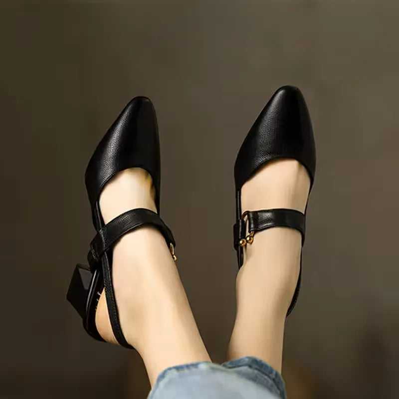 Women's One-strap Heels | Thick