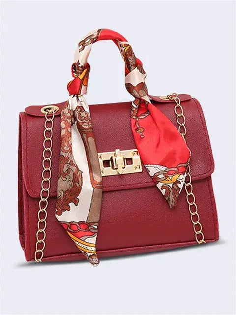 Women's Handbag | with Scarf Detail