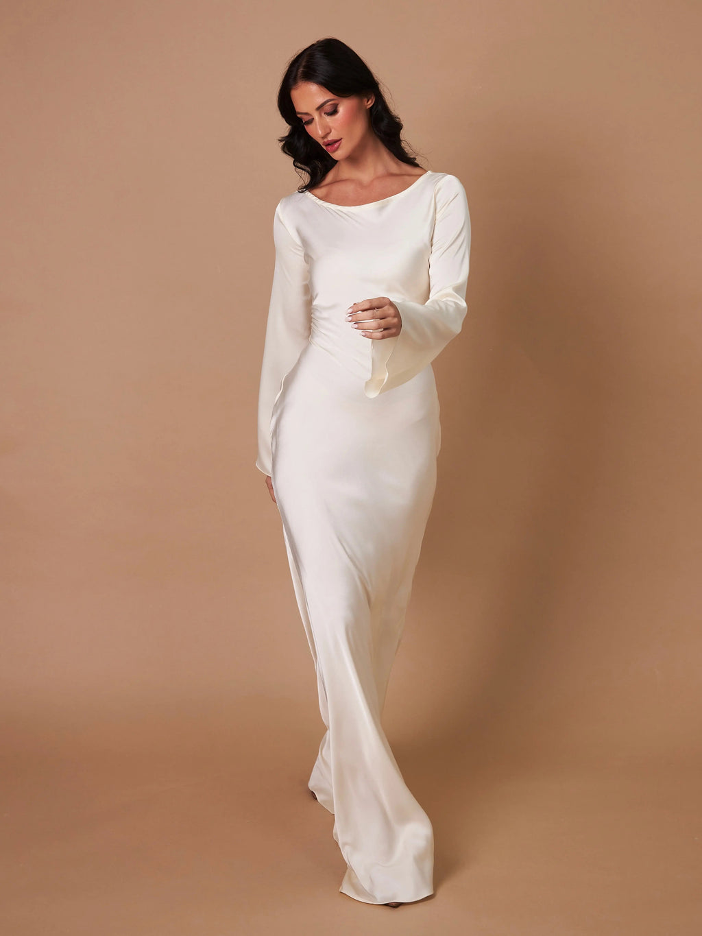 Women's Mermaid Style Wedding Guest Dress | Maxi
