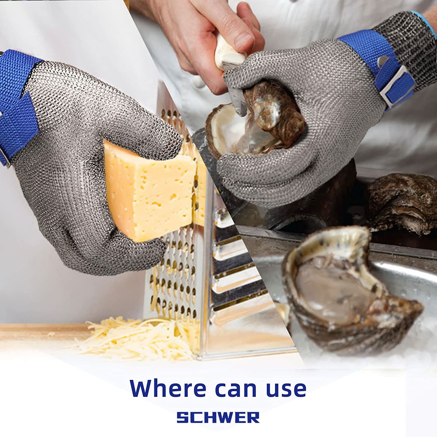 Stainless Steel Safety Gloves with Maximum Cut Resistance