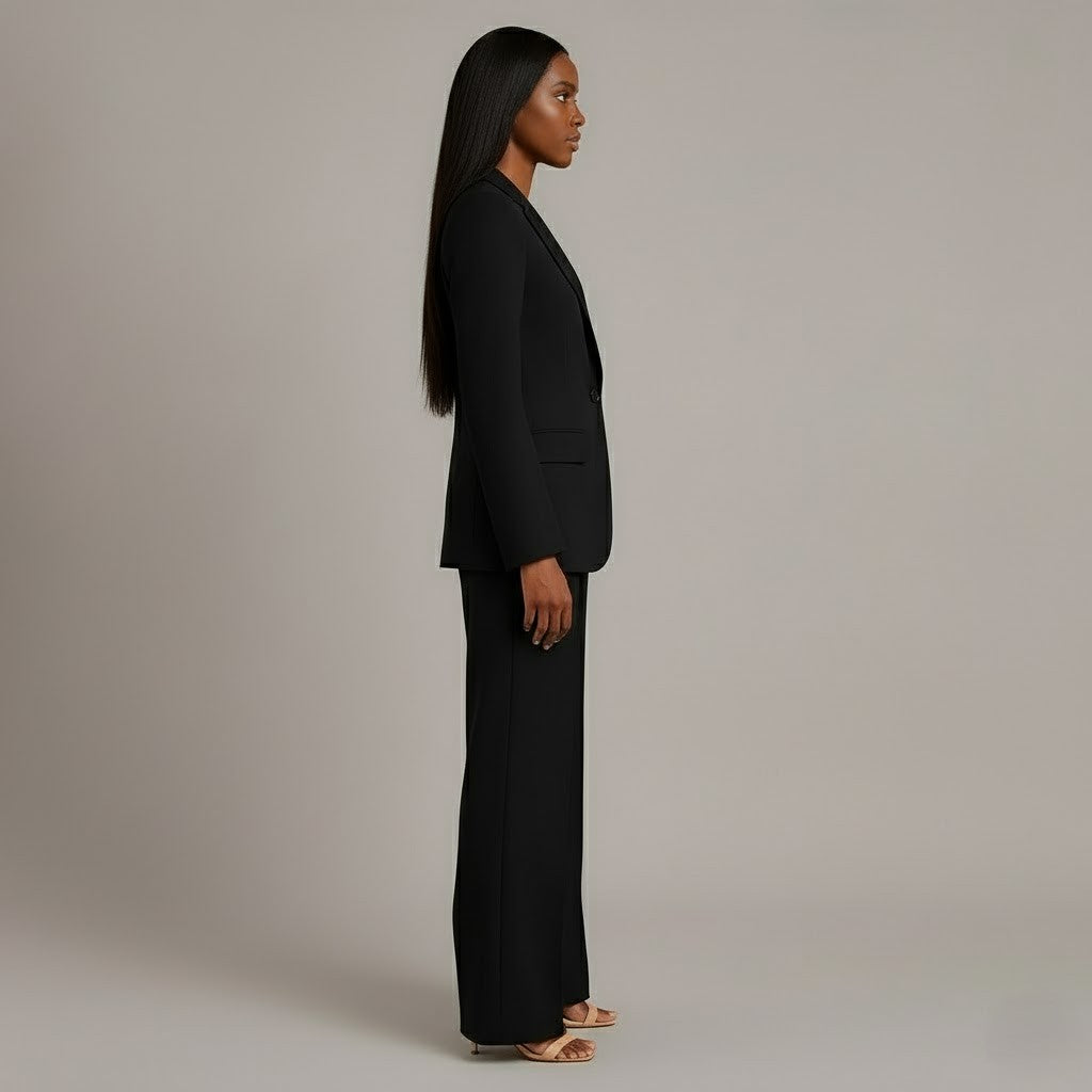 Women's Formal Suit Set | Tailored Long
