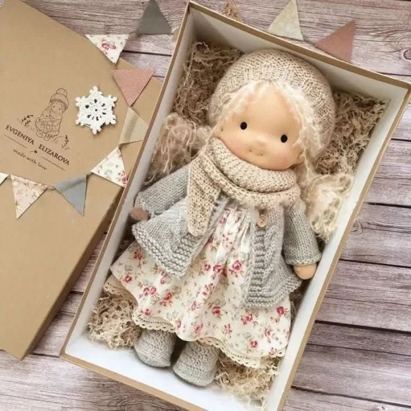 Handmade Cotton Waldorf Doll for Creative Play