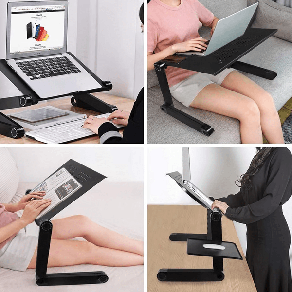 360-Degree Ergonomic Laptop Stand for Healthy and Flexible Work