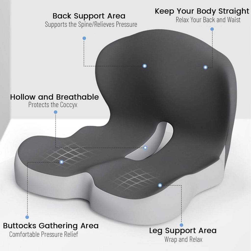 Ergonomic Lumbar Support Cushion for Office Chairs and Cars