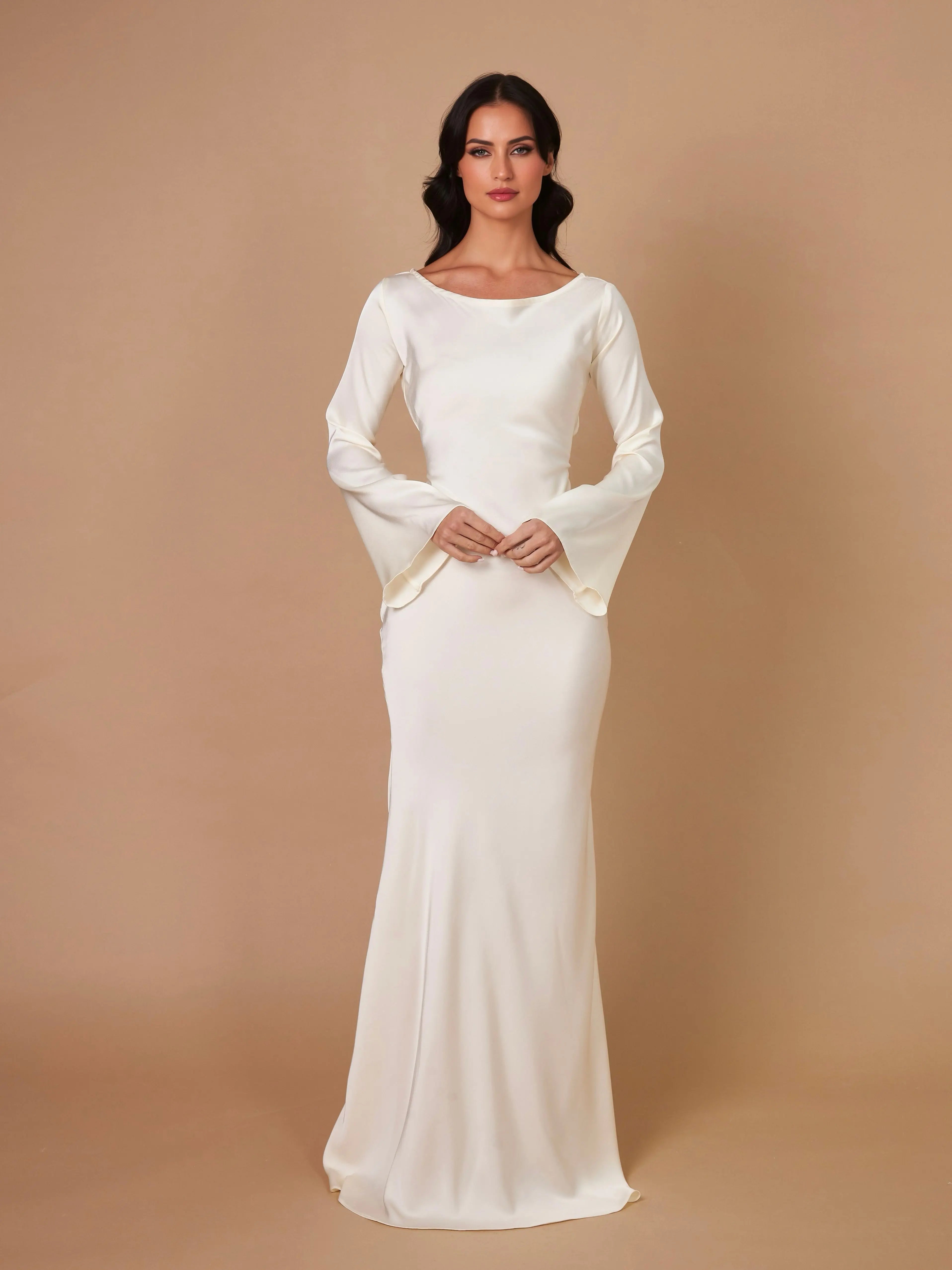 Women's Mermaid Style Wedding Guest Dress | Maxi