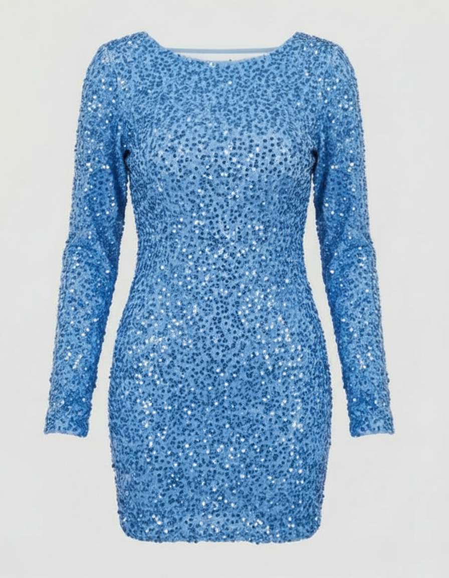 Women's Long Sleeve Festive Dress | Mini
