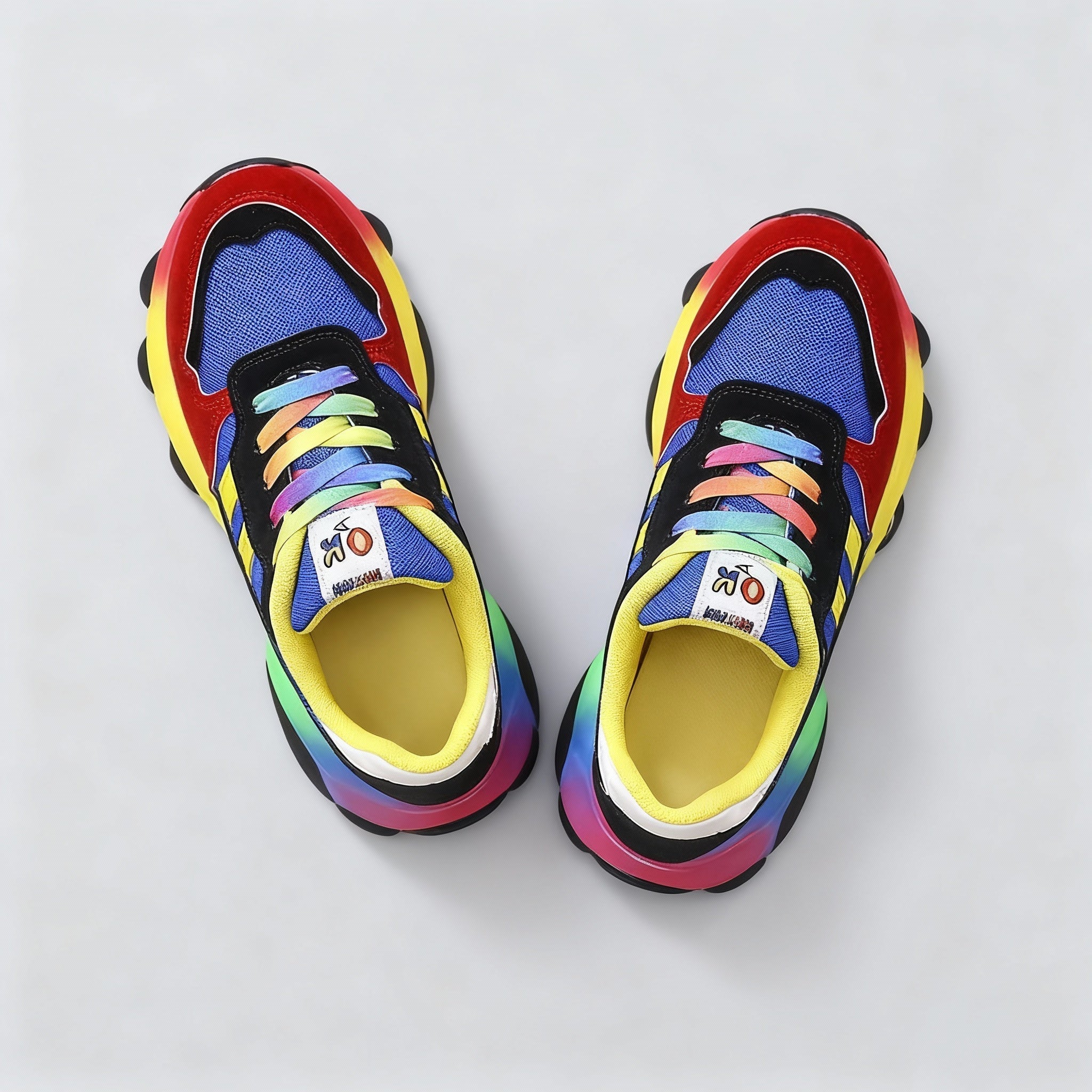 Women's Sporty Colorful Sneakers | Platform