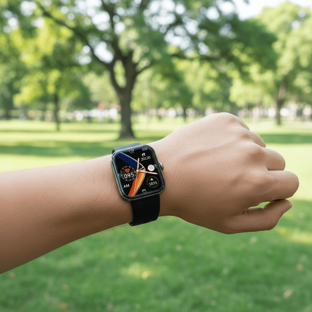 Health Monitoring Watch – Non-Invasive Blood Sugar Measurement & Real-Time Vital Signs Tracking