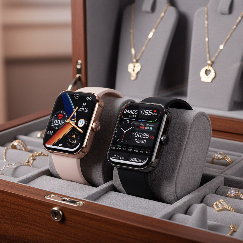 Health Monitoring Watch – Non-Invasive Blood Sugar Measurement & Real-Time Vital Signs Tracking