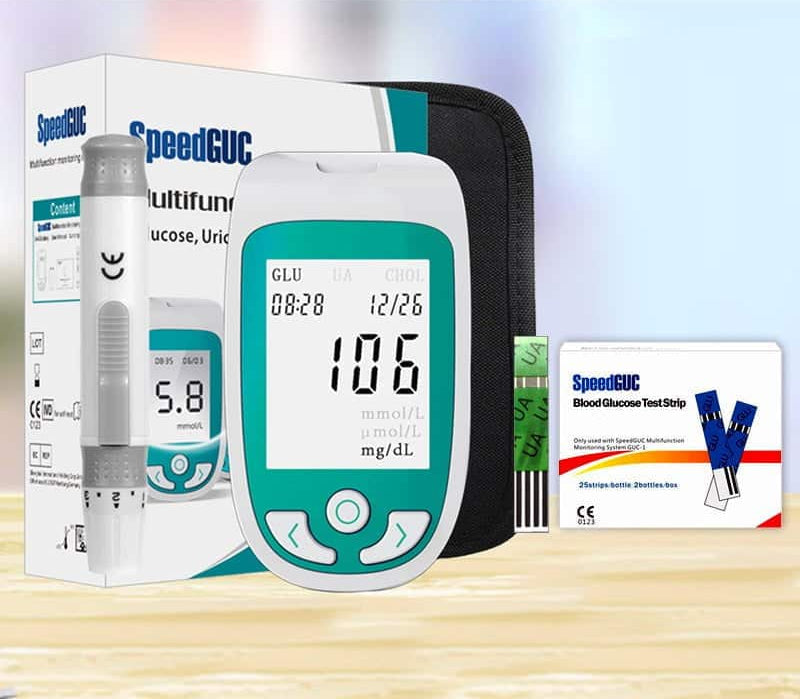 Health Monitor: Cholesterol, Glucose & Uric Acid Levels