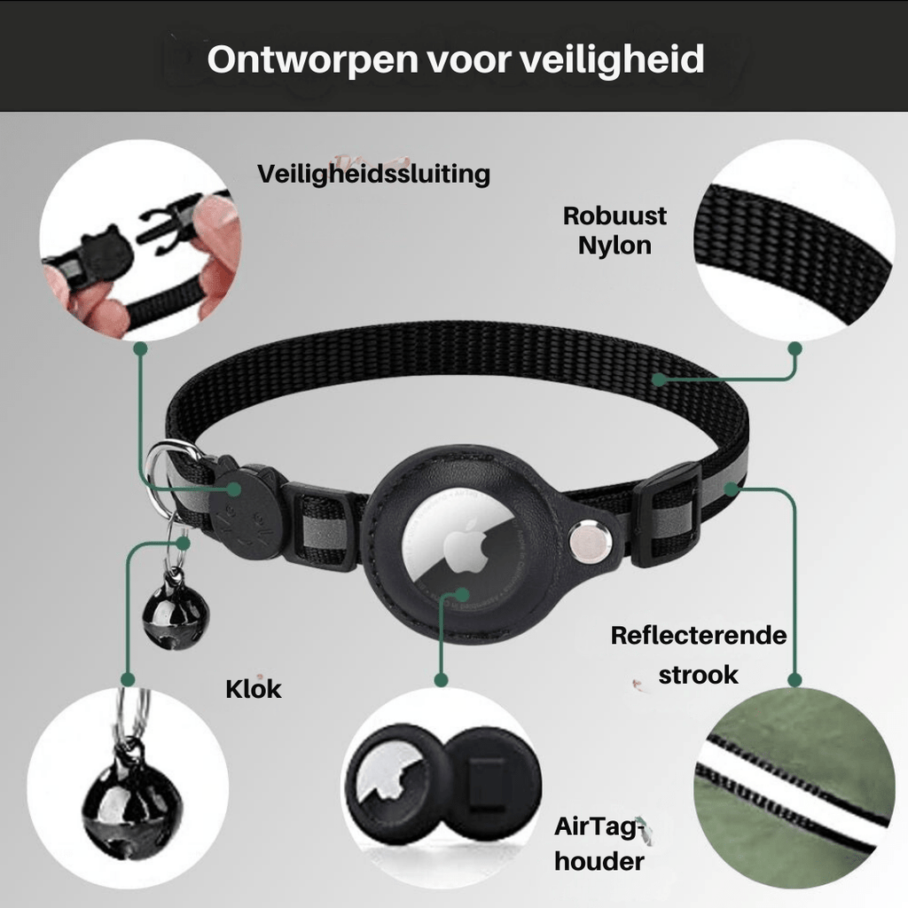 GPS Tracker Collar for Cat Safety and Visibility
