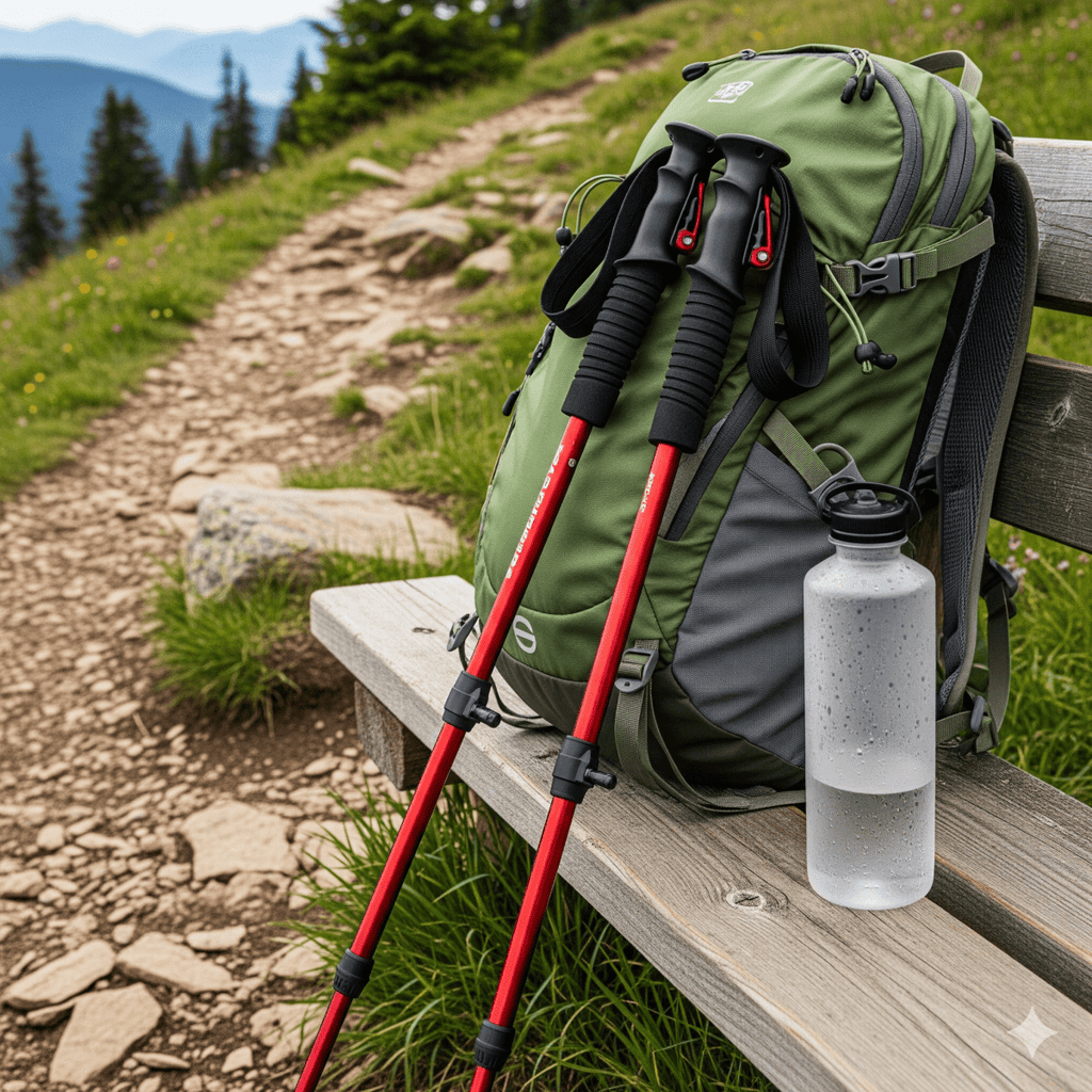 Adjustable Trekking Poles for Enhanced Stability and Comfort