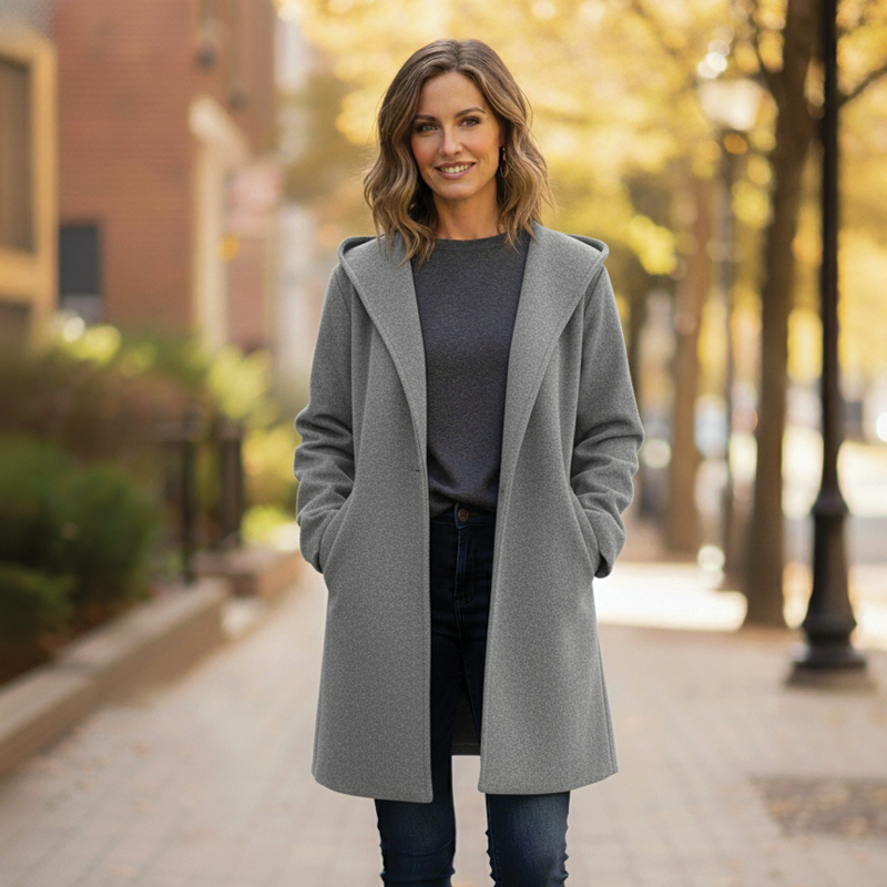 Women's Hooded Coat | Loose