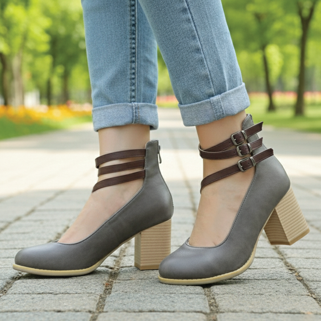 Women's Block Shoes | Straps