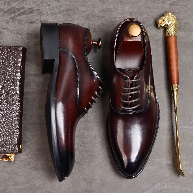 Men's Italian Faux Leather Shoes Oxfords for Formal Occasions