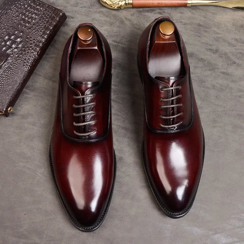 Men's Italian Faux Leather Shoes Oxfords for Formal Occasions