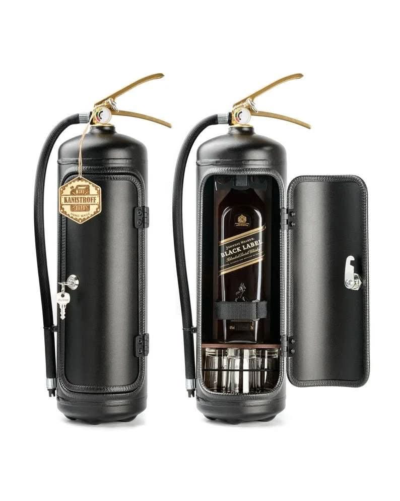 Discreet Mini Bar – Compact Drink Storage Designed as a Fire Extinguisher