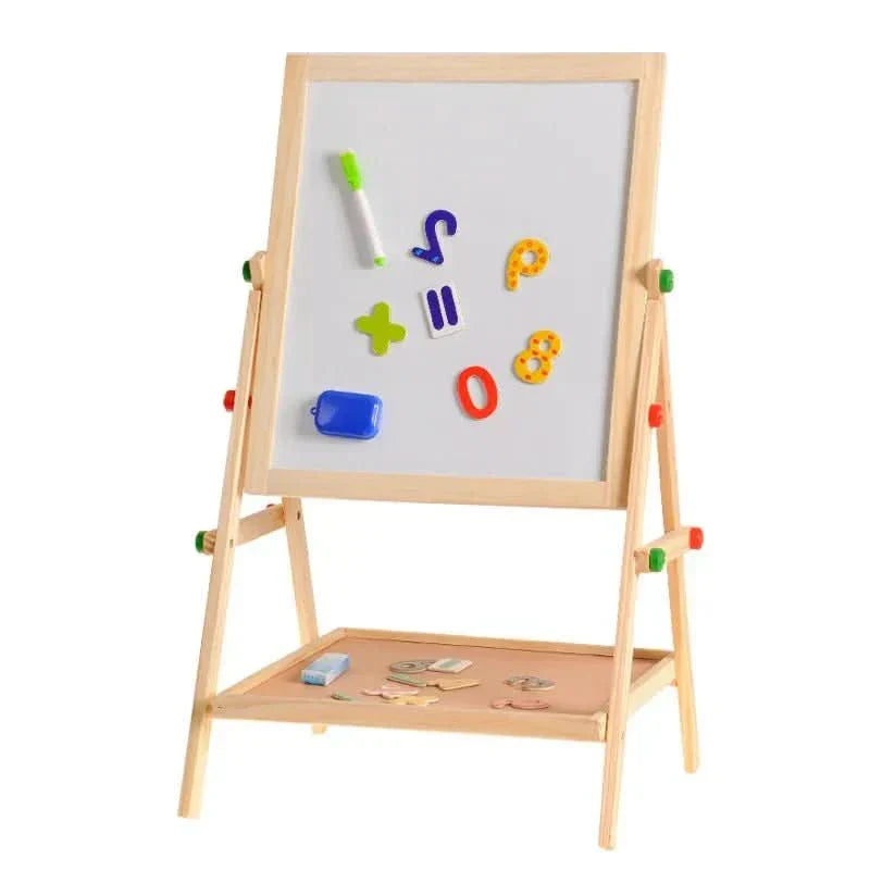 Adjustable Whiteboard & Chalkboard for Creative Learning