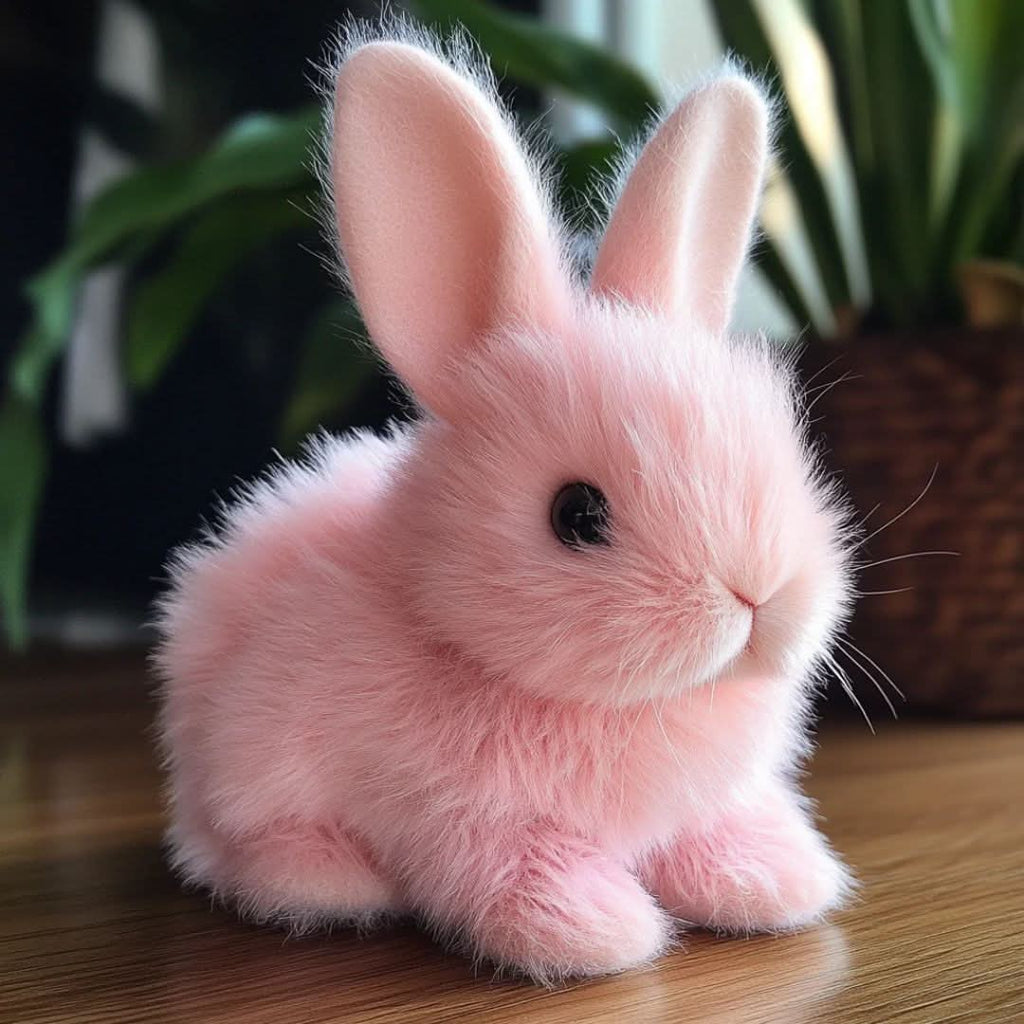 Animated Rabbit | Realistic Hopping Plush Bunny for Kids