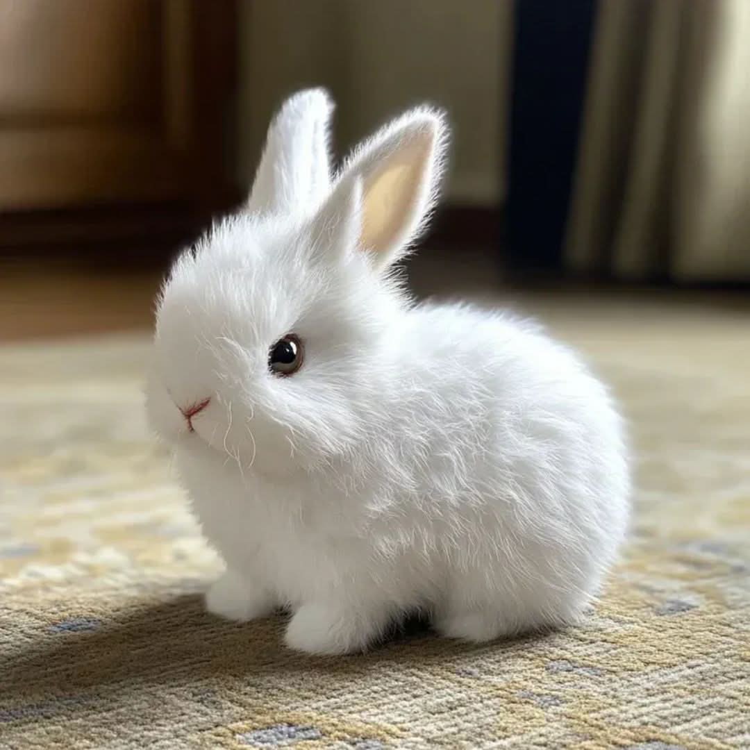 Animated Rabbit | Realistic Hopping Plush Bunny for Kids