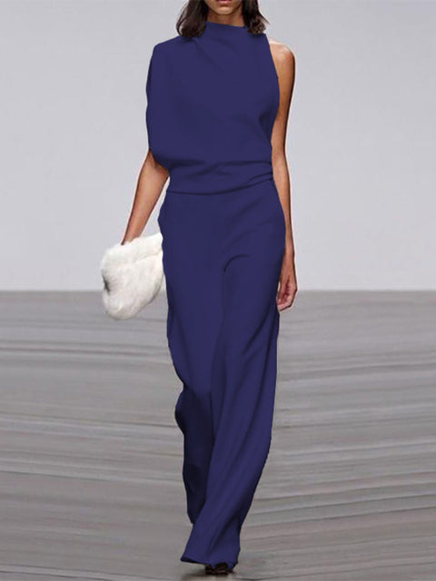 Women's Formal One-Shoulder Jumpsuit | Casual