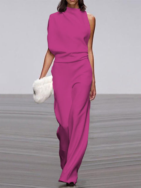 Women's Formal One-Shoulder Jumpsuit | Casual
