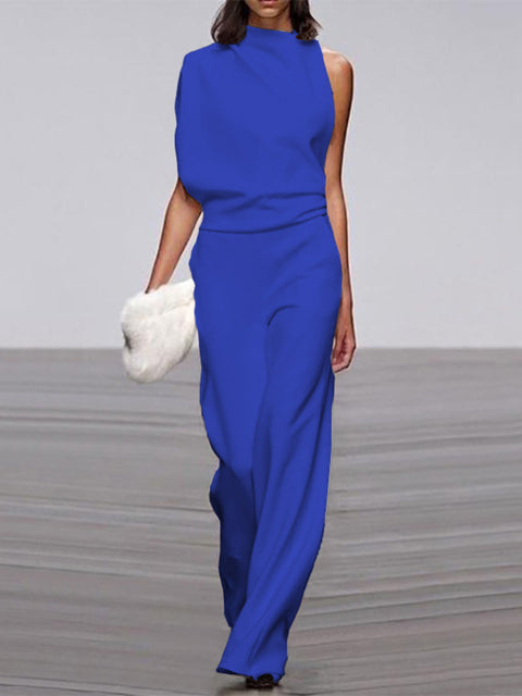 Women's Formal One-Shoulder Jumpsuit | Casual