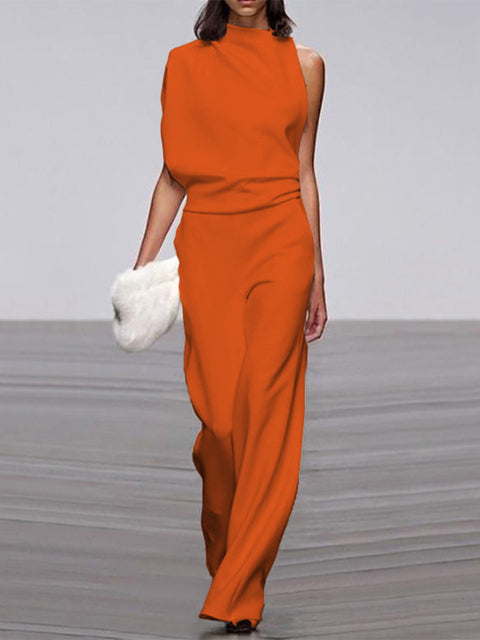 Women's Formal One-Shoulder Jumpsuit | Casual