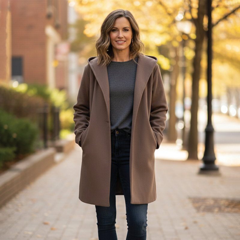 Women's Hooded Coat | Loose