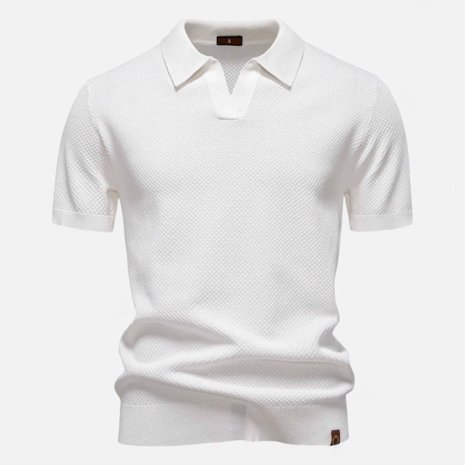 Men's V-Neck Polo Shirt | Short-Sleeve