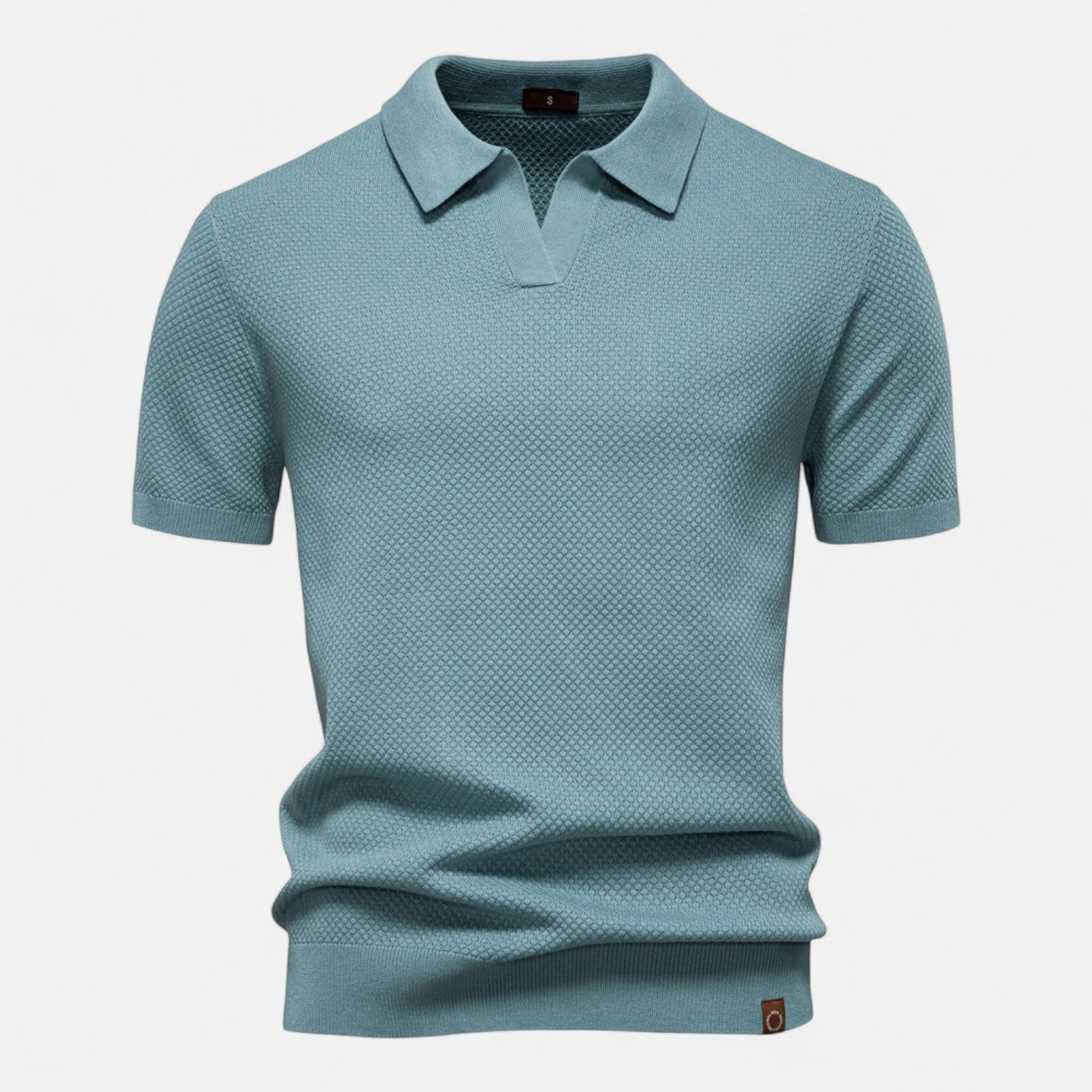 Men's V-Neck Polo Shirt | Short-Sleeve