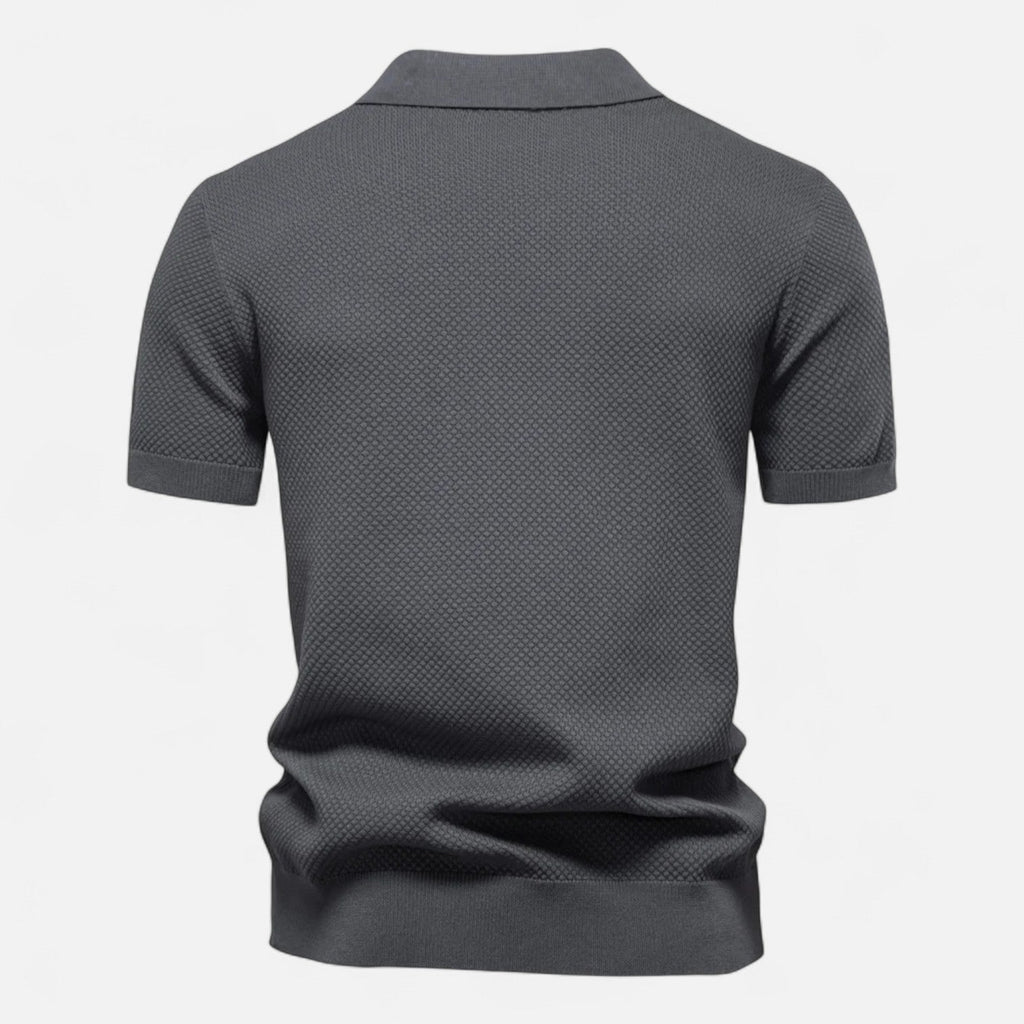 Men's V-Neck Polo Shirt | Short-Sleeve